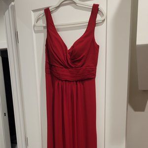 Levkoff Red Bridesmaids Dress, Size 4